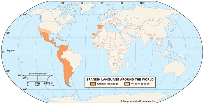 کشورهای اسپانیایی زبان در جهان
