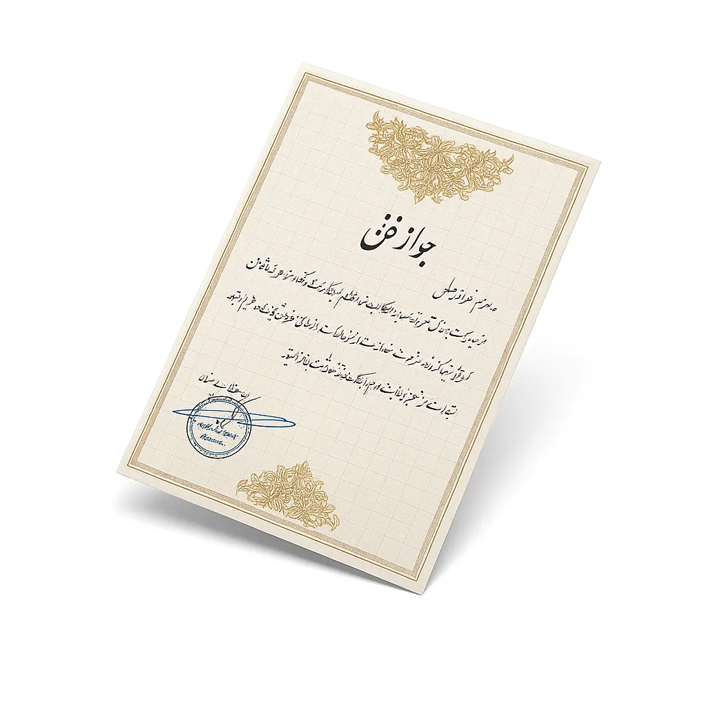 ترجمه رسمی جواز دفن
